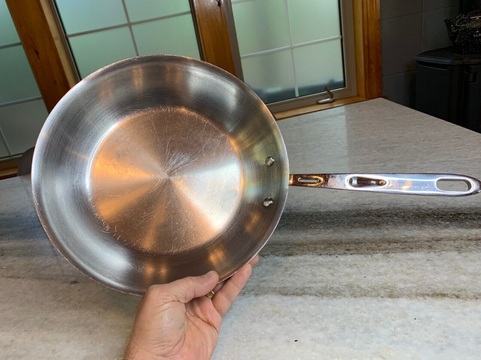 Emeril All-Clad 8 inch Stainless Steel Copper Core Frying Saute Pan Skillet