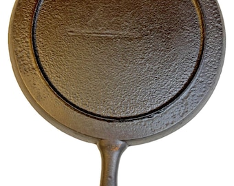 Antique gate-marked gate mark cast iron skillet civil war era frontier pan 1860s