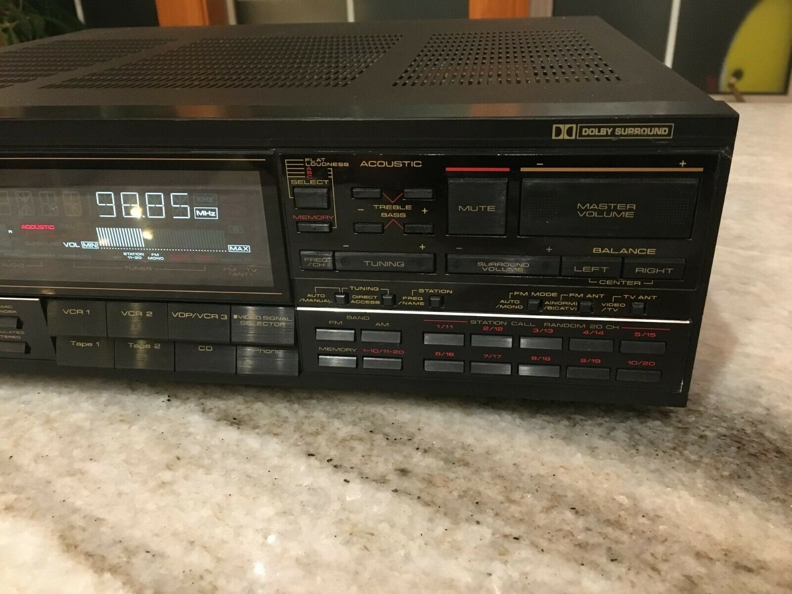 Vintage 1986 Pioneer Vsx5000 Stereo Receiver/amplifier 100wpc Etsy