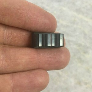 Salvaged replacement parts: vintage scott 439a knob/button/dial