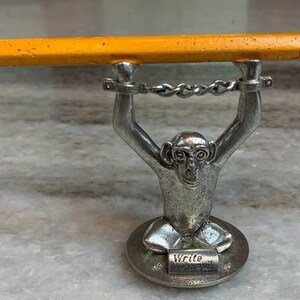 Author, editor, writer gift : zagoory designs write no evil monkey pencil holder