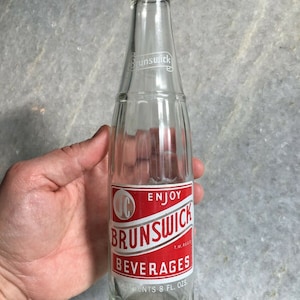 Garrafa antiga de refrigerante &quot;brunswick&quot; de j.c. Beaulieu Madawaska Maine por volta de 1935