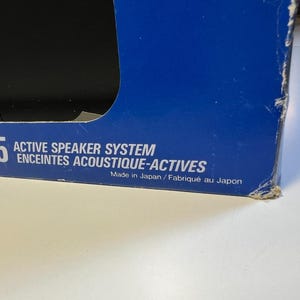 Vintage sony srs-55 active speaker system walkman discman nos made in japan 1991 image 7