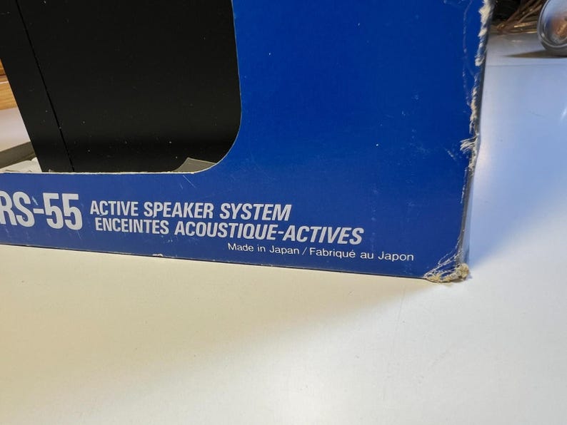 Vintage sony srs-55 active speaker system walkman discman nos made in japan 1991 image 7