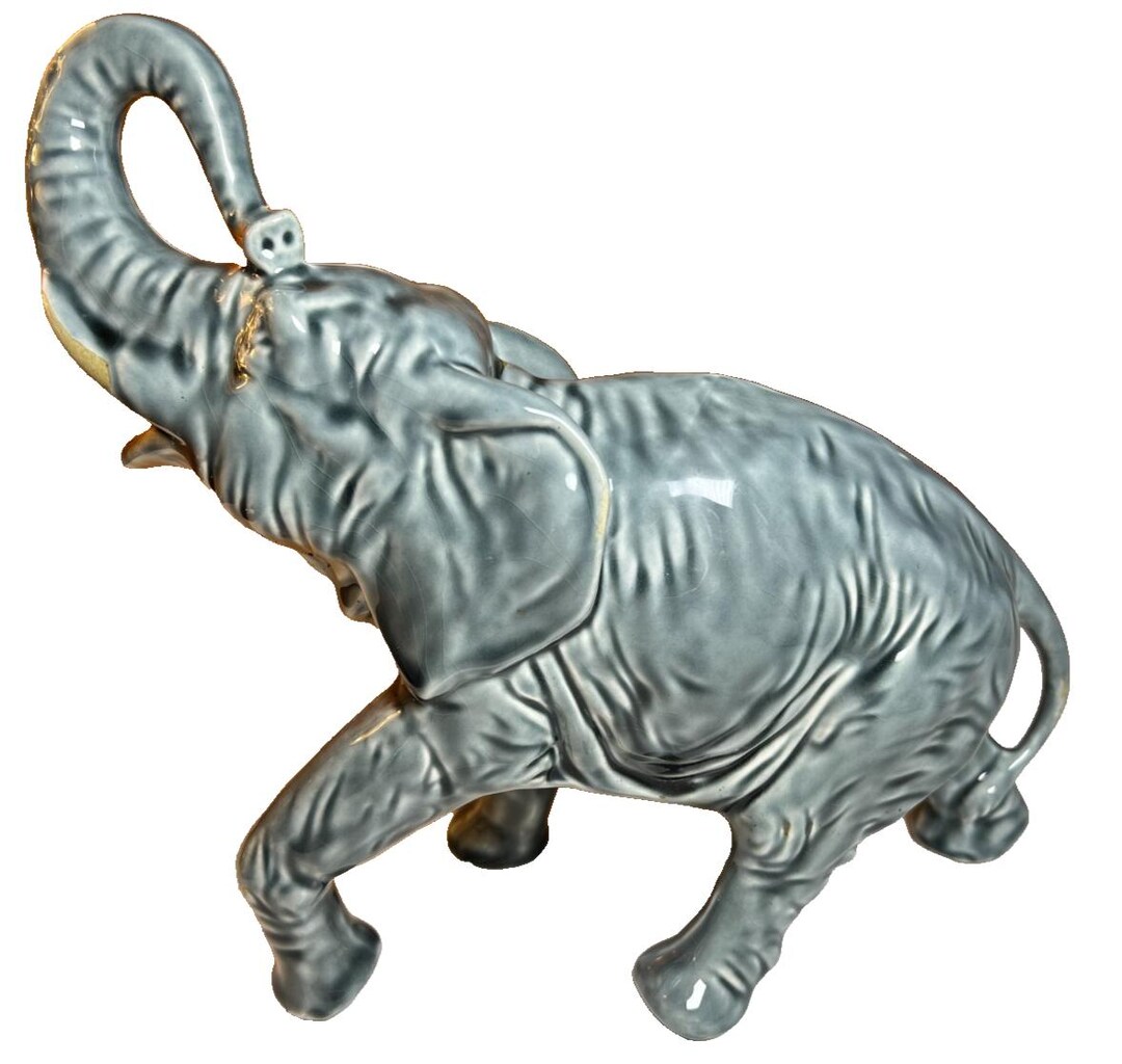 アンティーク 骨董 陶器の象 Yahoo!オークション -「象陶器置物」の