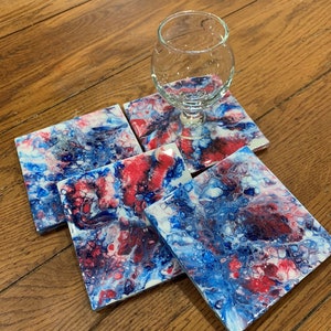 Ceramic Tile Coaster - Patriotic 1