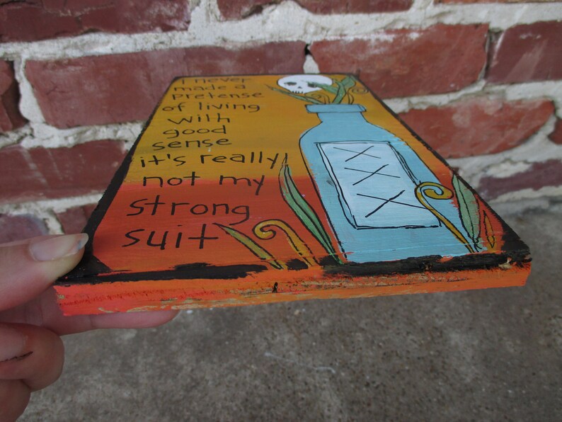 John Frusciante lyrics painting on recycled wood John Frusciante quote art A Firm Kick song lyric wood sign hand-painted lyric wood sign