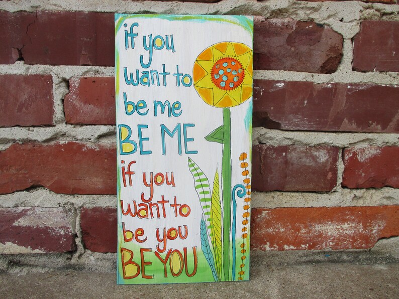 Cat Stevens lyric Sing Out song lyric art Harold and Maude movie painting with Cat Stevens lyrics on recycled wood If You Want To Be Me