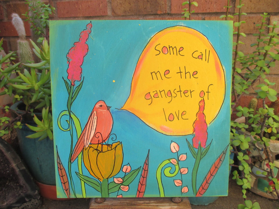 Some Call Me The Gangster of Love Steve Miller Band lyrics Etsy