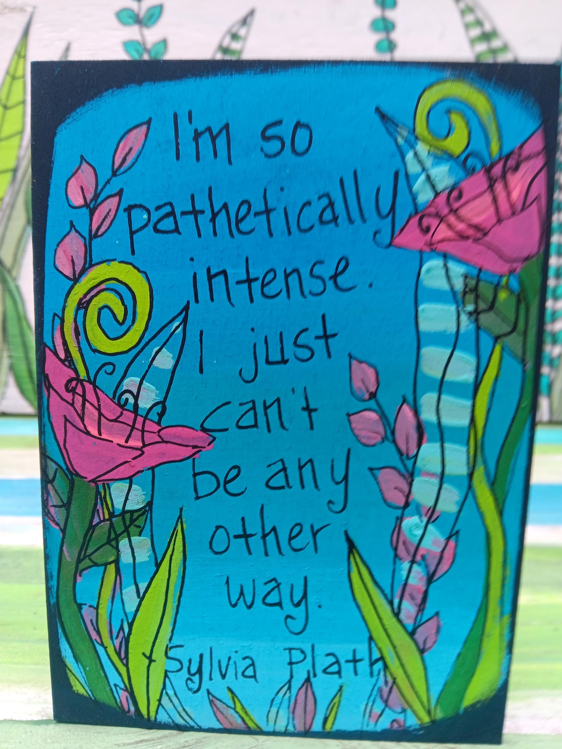 Pathetically Sylvia Plath