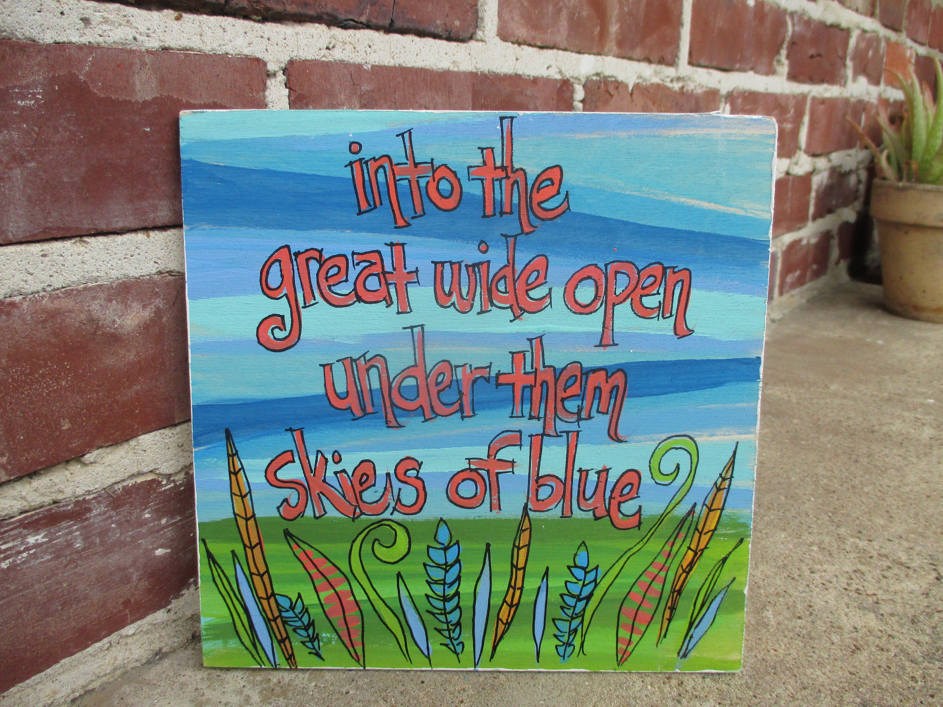 Tom Petty Lyrics Painting On 8 By 8 Wood Panel Into The Etsy Tom Petty Lyrics Painting On 8 By 8 Wood Panel Into The Etsy