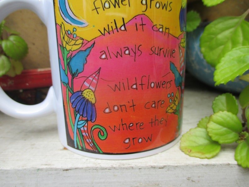 Dolly Parton Lyrics Coffee Mug Wildflowers Song Mug Emmylou Etsy