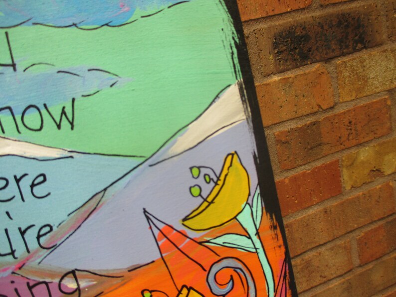 George Harrison Lyrics Painting On 8 By 8 Wood Panel Etsy