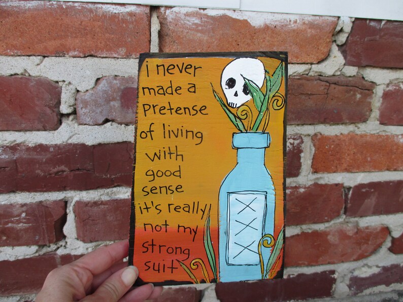 John Frusciante lyrics painting on recycled wood John Frusciante quote art A Firm Kick song lyric wood sign hand-painted lyric wood sign