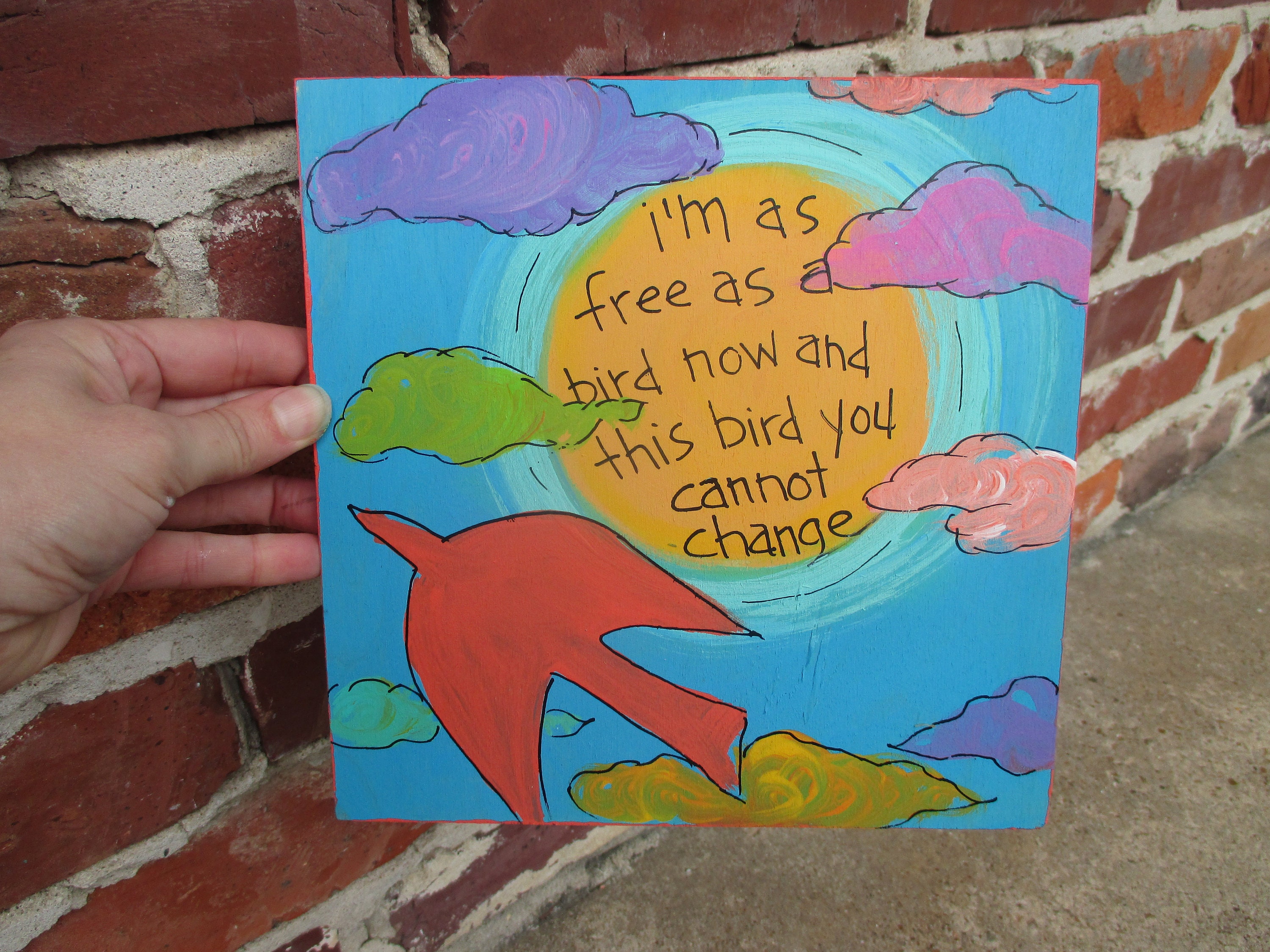 Lynyrd Skynyrd Lyrics Painting On 8 By 8 Wood Panel Etsy Lynyrd Skynyrd Lyrics Painting On 8 By 8 Wood Panel Etsy