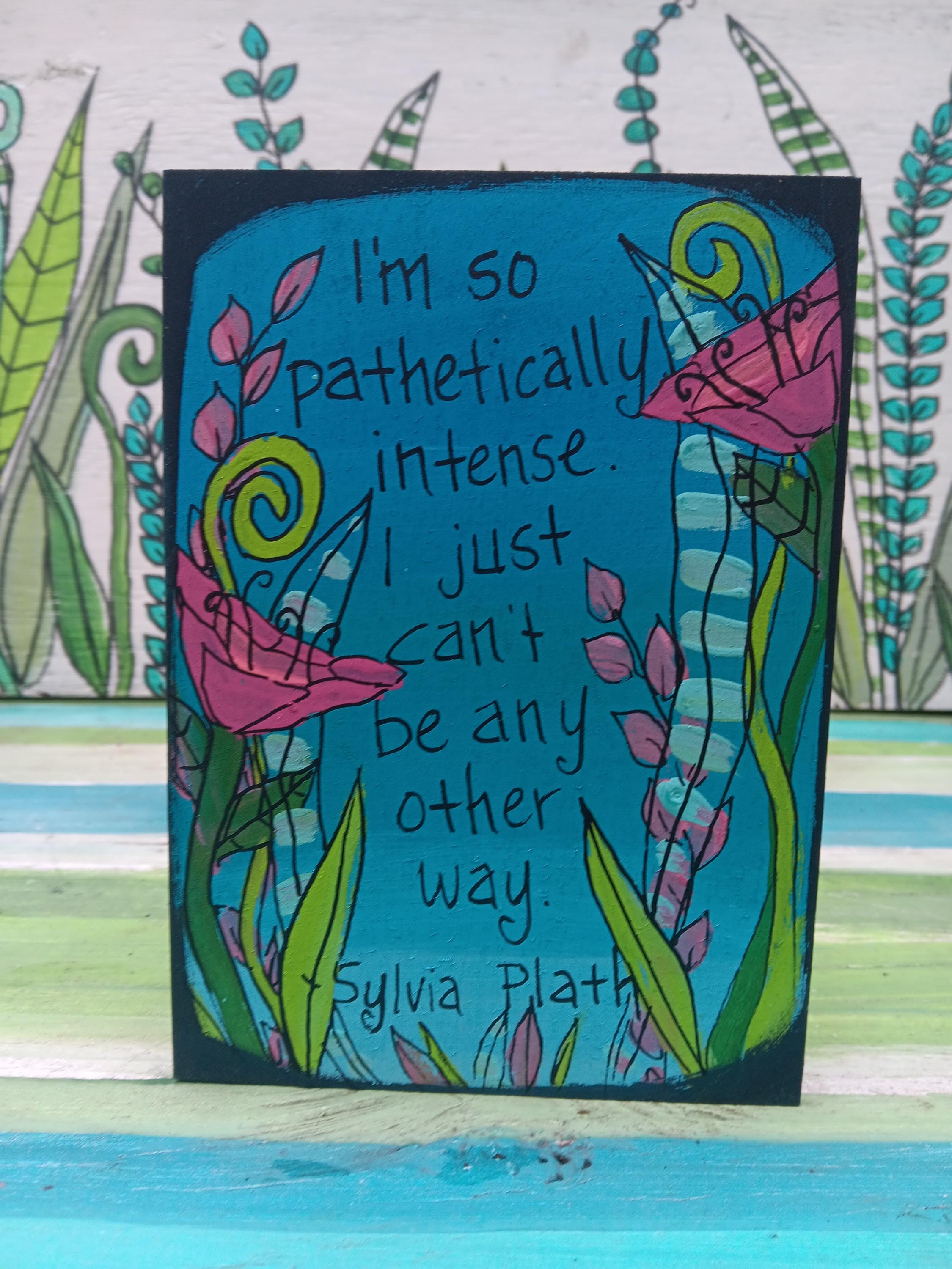 Pathetically Sylvia Plath