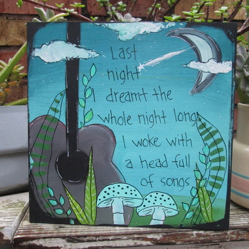 Offering the Avett Brothers Lyrics Etsy