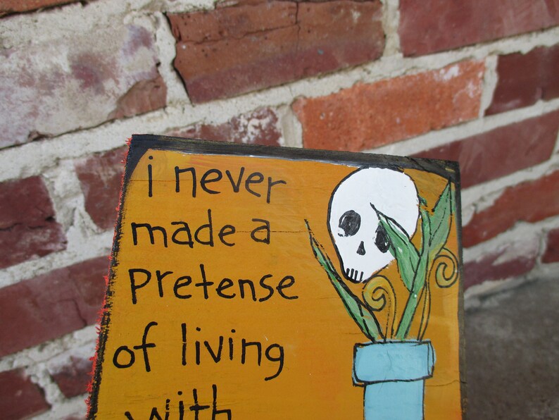 John Frusciante lyrics painting on recycled wood John Frusciante quote art A Firm Kick song lyric wood sign hand-painted lyric wood sign
