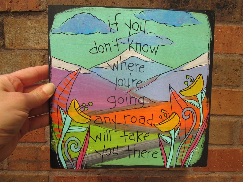 George Harrison Lyrics Painting On 8 By 8 Wood Panel Etsy