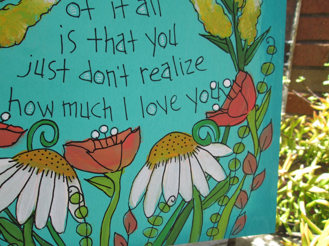 Eric Clapton Lyrics Painting on 10 by 10 Wood Panel Etsy