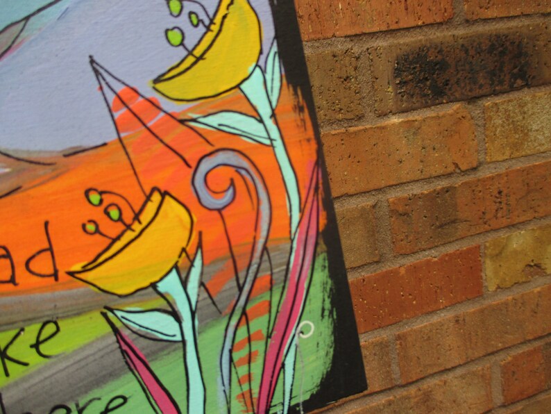 George Harrison Lyrics Painting On 8 By 8 Wood Panel Etsy