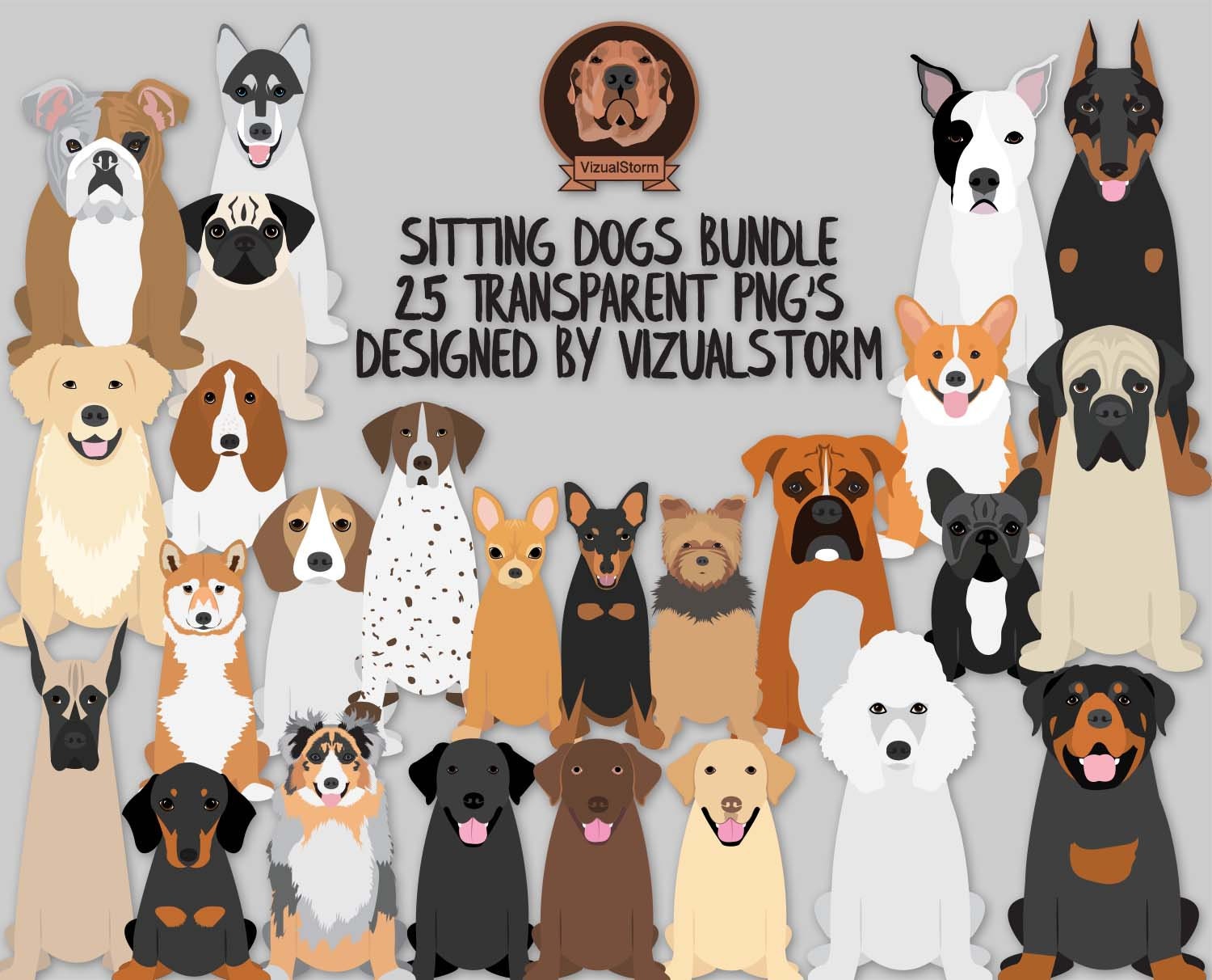 Sitting Dog Clipart Png