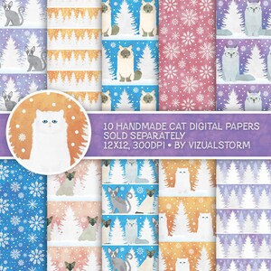 cats in a snowstorm patterns