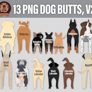 Dog Butts Png Clipart Set 2 Digital Poses Of Dogs From Behind Cute dog-butts-png-clipart-set-2-digital-poses-of-dogs-from-behind-cute