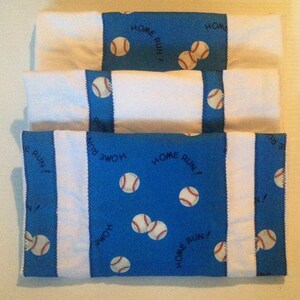 Baby Burp Cloth, Burp Cloth, Unisex Burp Cloth, Baby Gift, Baby Shower Gift, Newborn Shower Gift, Baby Burp Cloth Set - Let&#39;s Play Ball