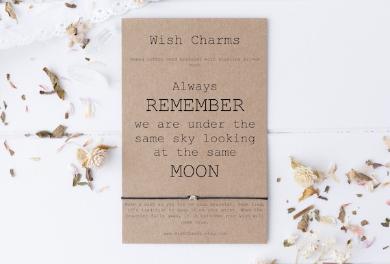 Long Distance Bracelet Card Best Friend Long Distance Etsy Long Distance Bracelet Card Best Friend Long Distance Etsy