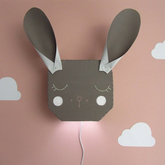 bunny lamp for nursery