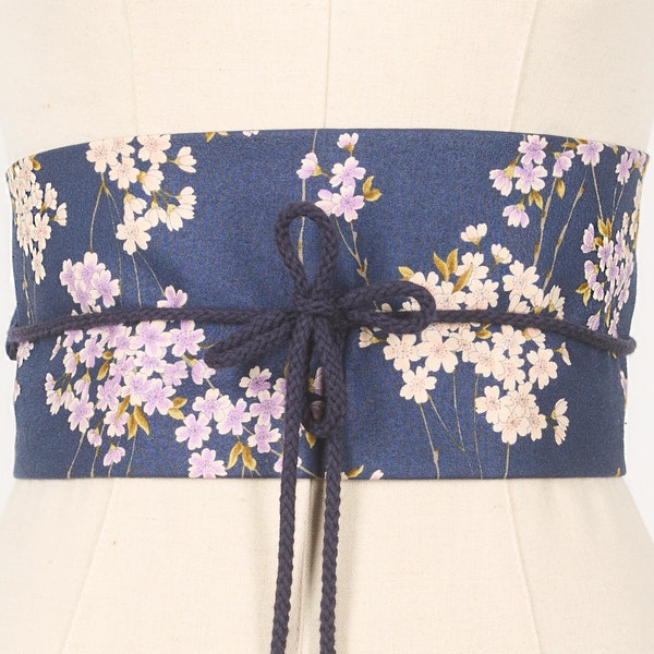 Ceinture OBI Sakura marine