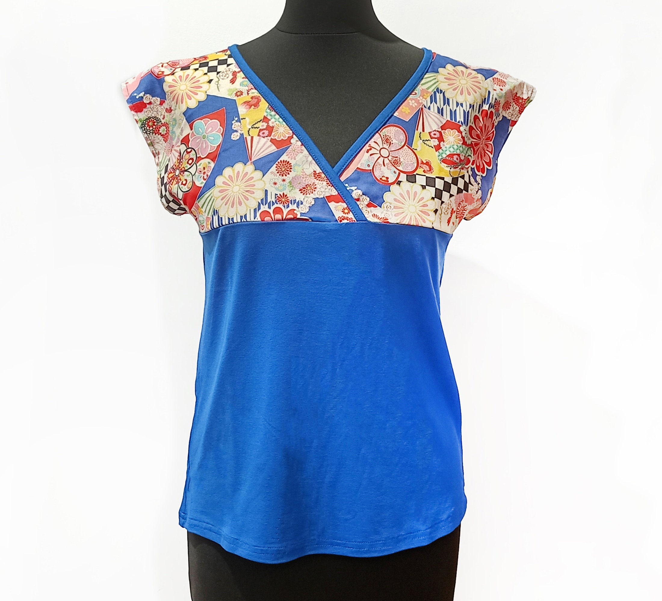 discount 96% Blue/Multicolored S WOMEN FASHION Shirts & T-shirts Embroidery NoName Shirt 
