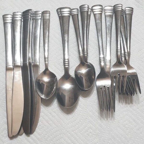 Codie Pattern Stainless Steel, Glossy Silverware by Cambridge Silver, Flatware