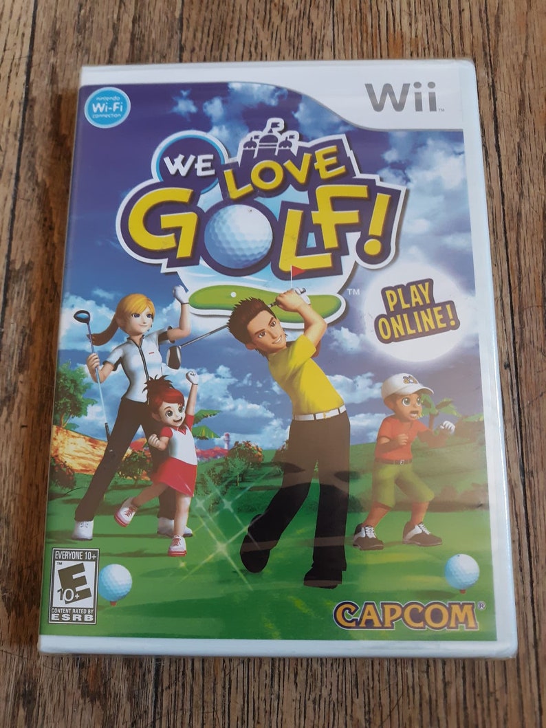 We Love Golf Nintendo Wii ESRB Capcom, Fun & Realistic Interactive Gameplay image 1