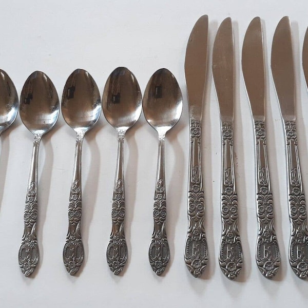 Korean Vintage Flatware Etsy