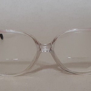 Luxottica Colleen Model Cristallav Bifocals Oversize Eyeglasse 1960s Mid Century