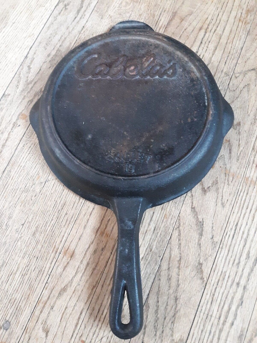 Vintage Cabela's Cast Iron Skillet Lid 10 Etsy