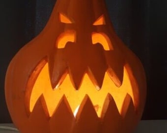 Halloween Pumpkin Decoration - Trick or Treat Jack o'lantern by The Paper Magic