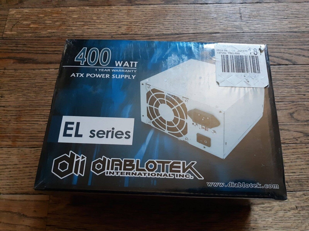 Diablotek EL Series PSEL400 400watt ATX Power Supply Etsy