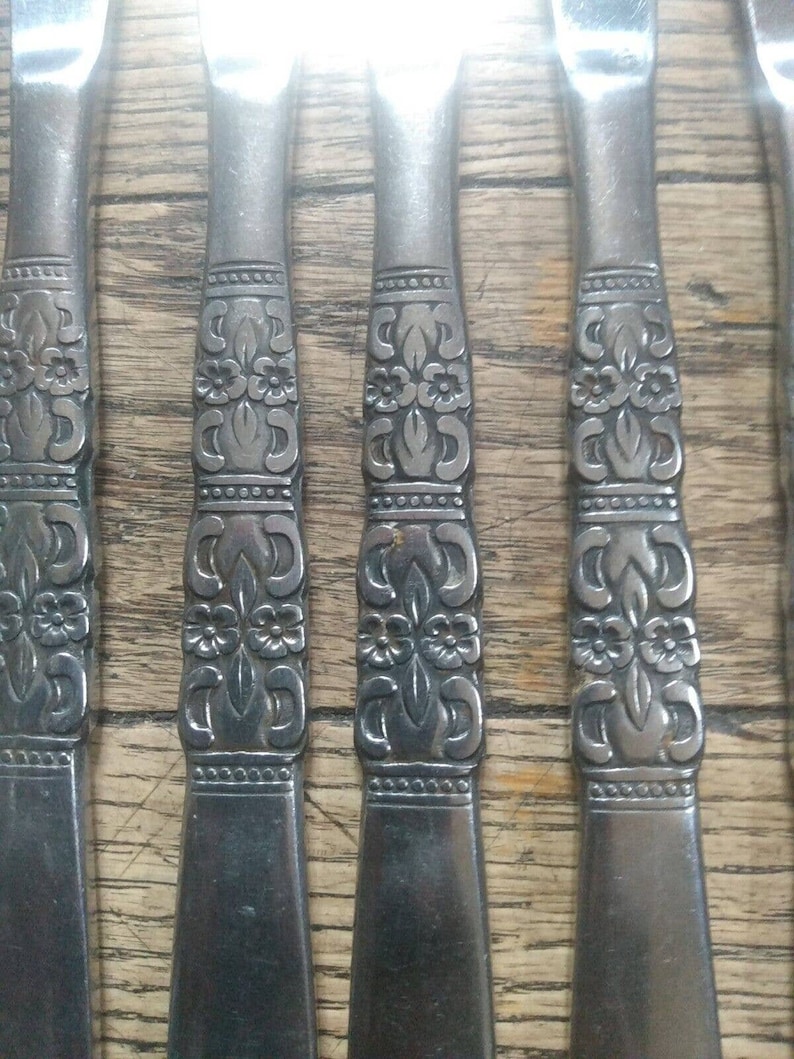 Northland Rebecca Stainless Flatware Mid Century Japan 31pc Etsy