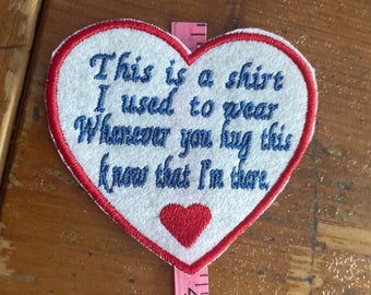 Memory Patches for bears or pillows