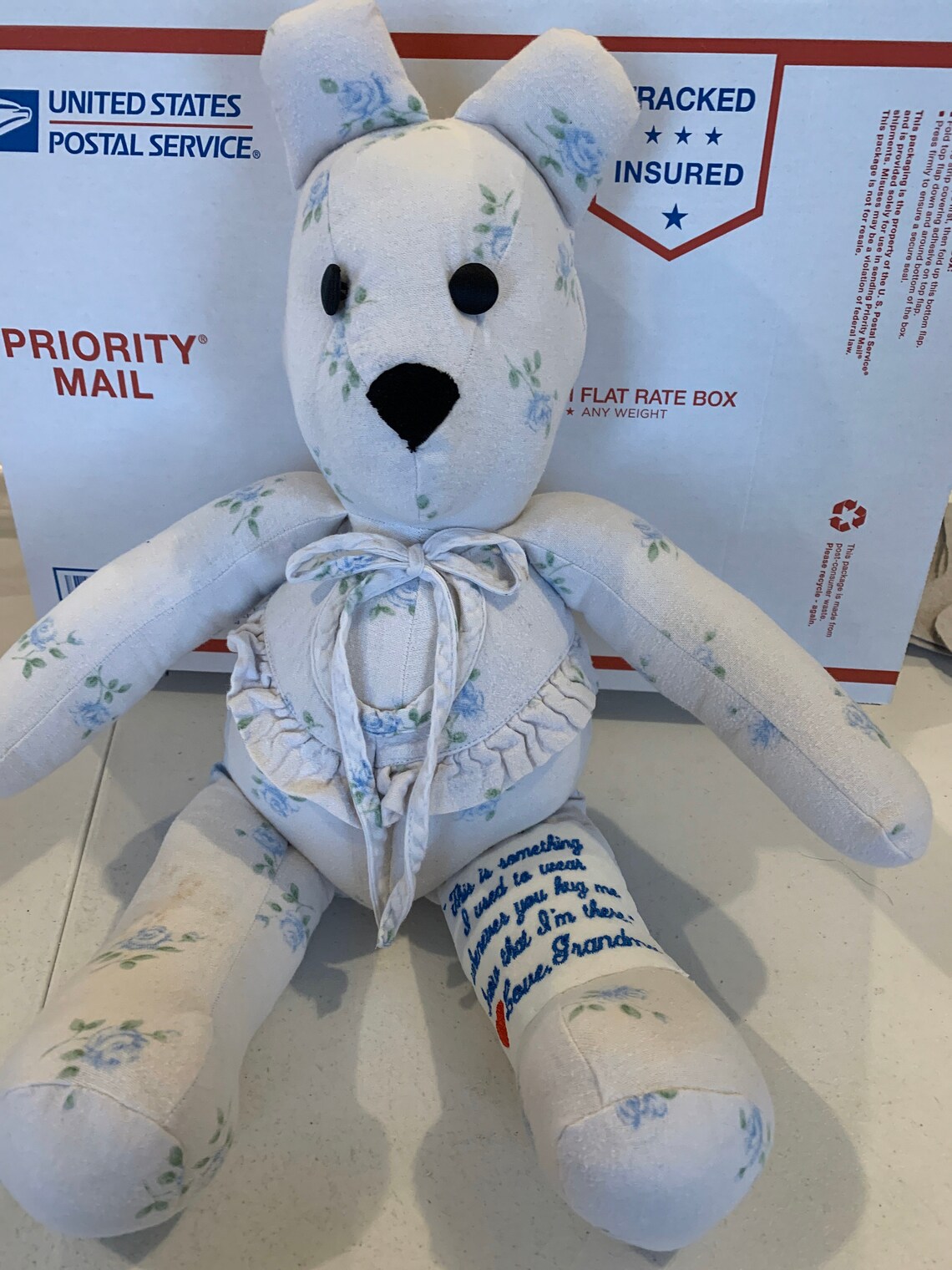 Memory Bear made from a loved ones clothing | Etsy