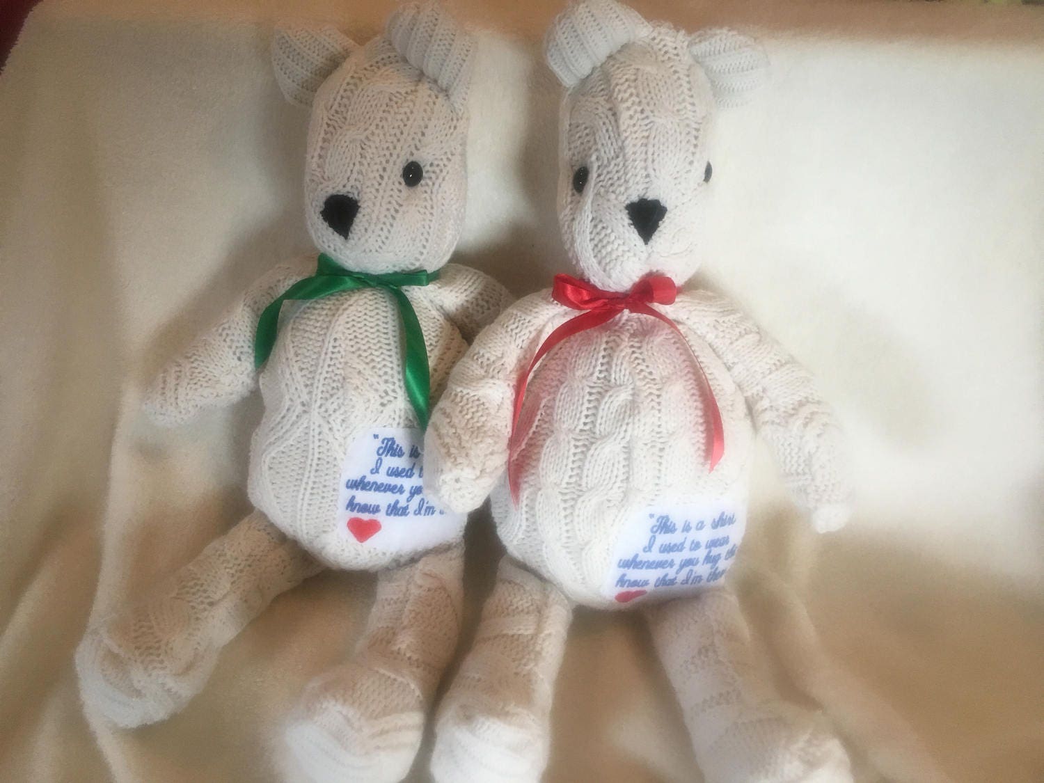 Two Memory bears