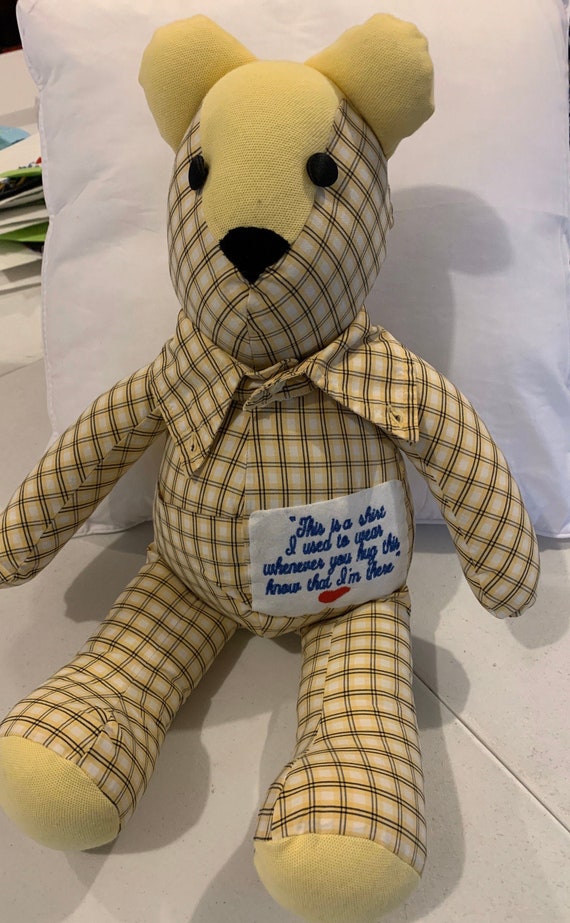 Memory Bear made from a loved ones 