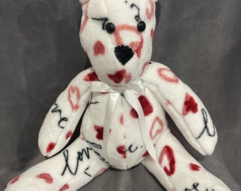 Memory bear Gift certifcate for your loved one