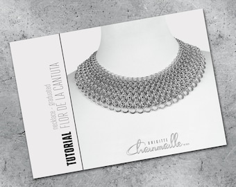 Tutorial necklace: graduated Flor de la Cantuta