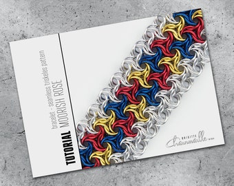 Tutorial bracelet: Moorish Rose with a seamless triskeles pattern
