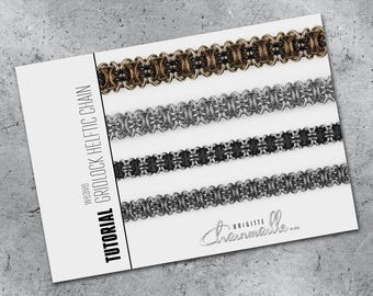 Tutorial weave: Gridlock Helftic chain