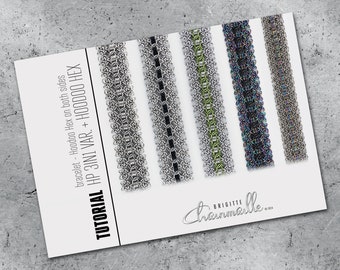 Tutorial bracelet: HP 3in1 variation with Hoodoo Hex on both sides
